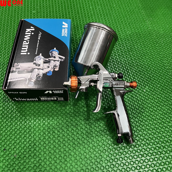 Thanh lý: mới 100% bộ dụng cụ phun sơn Iwata 14KP6 Nhật Bản