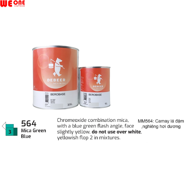 MM564 Camay xanh lá đậm già