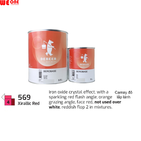 MM569 Xiralic đỏ