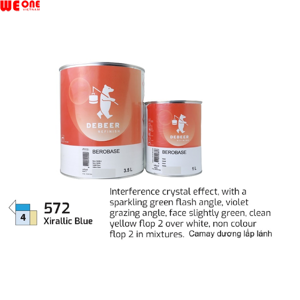 MM572 Xiralic xanh dương